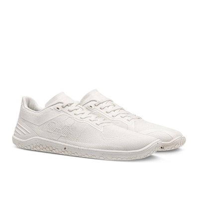 Vivobarefoot Geo Racer II - Miesten Vegan Kengät Valkoinen - HZL540867